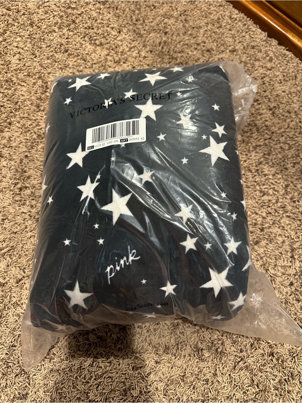New VS Pink Sherpa Blanket